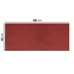 "TÊTE À TÊTE" PLIAGE 1/2 'SPUNBOND' 60 G/M2 40x120 CM BORDEAUX PP (400 UNITÉ)