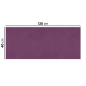 Image "TÊTE À TÊTE" PLIAGE 1/2 'SPUNBOND' 60 G/M2 40x120 CM VIOLET PP (400 UNITÉ) #2