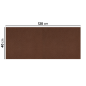 Image "TÊTE À TÊTE" PLIAGE 1/2 'SPUNBOND' 60 G/M2 40x120 CM CHOCOLAT PP (400 UNITÉ) #2