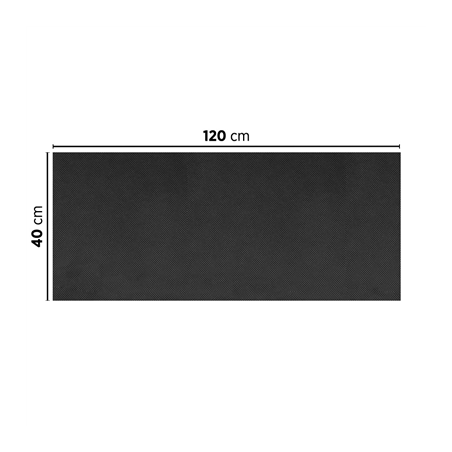 "TÊTE À TÊTE" PLIAGE 1/2 'SPUNBOND' 60 G/M2 40x120 CM NOIR PP (400 UNITÉ)