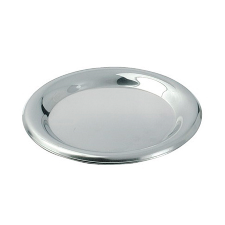 Image PLATEAUX POURBOIRE  Ø 14 CM ARGENTE INOX (1 UNITÉ) #1