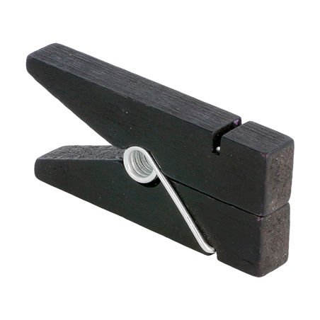 Image 12 PINCES PORTE ARDOISES  1,3x3,8x8,3 CM NOIR BOIS (1 UNITÉ) #1