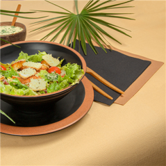 Image NAPPES PLIAGE M  48 G/M2 120x120 CM IVOIRE CELLULOSE (200 UNITÉ) #4