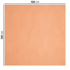 NAPPES PLIAGE M  48 G/M2 120x120 CM SAUMON CELLULOSE (200 UNITÉ)