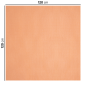 Image NAPPES PLIAGE M  48 G/M2 120x120 CM SAUMON CELLULOSE (200 UNITÉ) #2