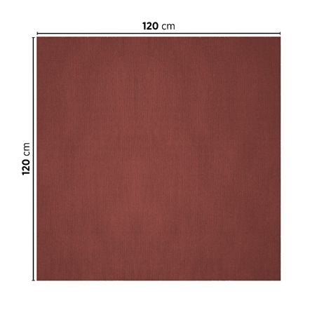 NAPPES PLIAGE M  48 G/M2 120x120 CM BORDEAUX CELLULOSE (200 UNITÉ)