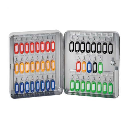 ARMOIRE 45 CLÉS  30x24x8 CM GRIS METAL (1 UNITÉ)