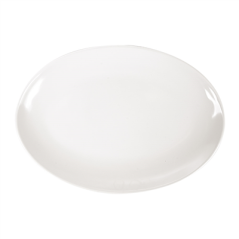 Image ASSIETTES OVALES 'ASAMI WARE' 25,5x18 CM IVOIRE MÉLAMINE (15 UNITÉ) #1