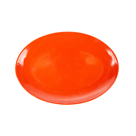 Image ASSIETTES OVALES 'ASAMI WARE'  25,5x18 CM ROUGE MÉLAMINE (15 UNITÉ) #1
