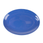 Image ASSIETTES OVALES 'ASAMI WARE'  25,5x18 CM BLEU MÉLAMINE (15 UNITÉ) #1