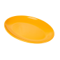 Image ASSIETTES OVALES  25,5x18 CM JAUNE MÉLAMINE (15 UNITÉ) #3
