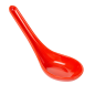 Image CUILLÈRES CHINOISES 'ASAMI WARE'  14x4,2x4,5 CM ROUGE MÉLAMINE (100 UNITÉ) #1