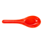 Image CUILLÈRES CHINOISES 'ASAMI WARE'  14x4,2x4,5 CM ROUGE MÉLAMINE (100 UNITÉ) #3