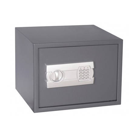 Image COFFRE FORT 'ARROW'  38x30x30 CM NOIR FER (1 UNITÉ) #1