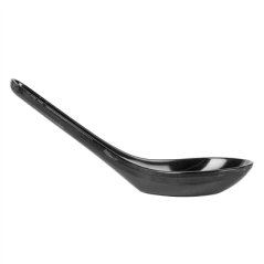 CUILLÈRES CHINOISES 'ASAMI WARE' 14x4,2x4,5 CM NOIR MÉLAMINE (100 UNITÉ)