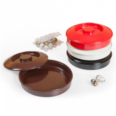 Image RÉCIPIENTS POUR TORTILLAS 'ASAMI WARE'  Ø 19 CM NOIR MÉLAMINE (1 UNITÉ) #4