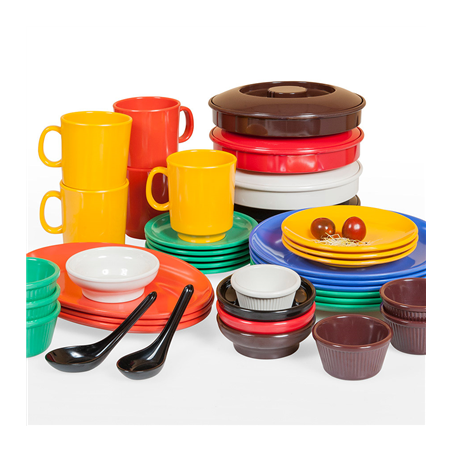 RAMEQUINS STRIÉS 'ASAMI WARE' 90 ML Ø 7,8x3,4 CM BLEU MÉLAMINE (48 UNITÉ)