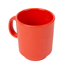 Image TASSES À CAFÉ 'ASAMI WARE' 240 ML Ø 8x9 CM ROUGE MÉLAMINE (12 UNITÉ) #1