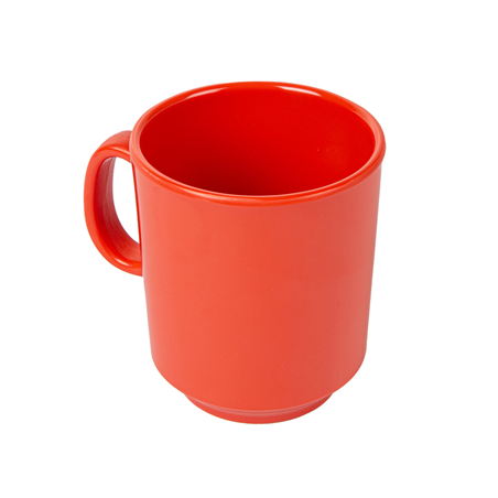 Image TASSES À CAFÉ 'ASAMI WARE' 240 ML Ø 8x9 CM ROUGE MÉLAMINE (12 UNITÉ) #1