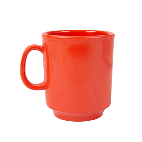 TASSES À CAFÉ 'ASAMI WARE' 240 ML Ø 8x9 CM ROUGE MÉLAMINE (12 UNITÉ)
