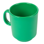 Image TASSES À CAFÉ 240 ML Ø 8x9 CM VERT MÉLAMINE (12 UNITÉ) #1