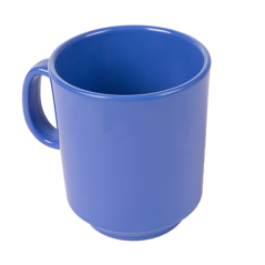 Image TASSES À CAFÉ 'ASAMI WARE' 240 ML Ø 8x9 CM BLEU MÉLAMINE (12 UNITÉ) #1