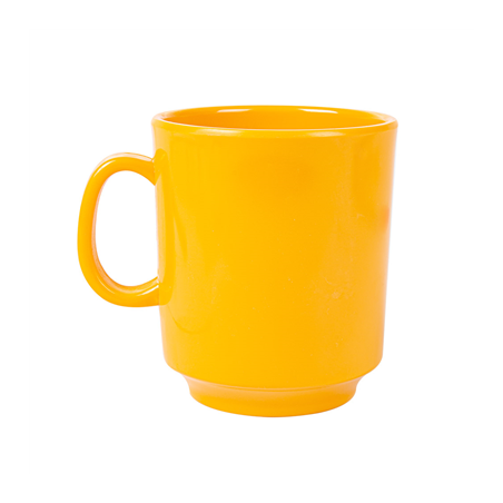 TASSES À CAFÉ 240 ML Ø 8x9 CM JAUNE MÉLAMINE (12 UNITÉ)