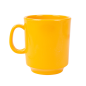 Image TASSES À CAFÉ 240 ML Ø 8x9 CM JAUNE MÉLAMINE (12 UNITÉ) #2