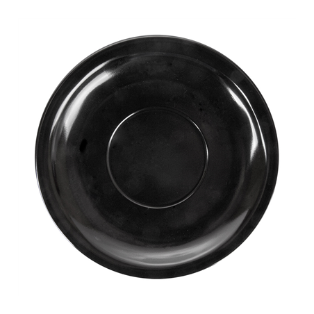 Image SOUCOUPES CAFÉ 'ASAMI WARE'  Ø 13,8 CM NOIR MÉLAMINE (12 UNITÉ) #1