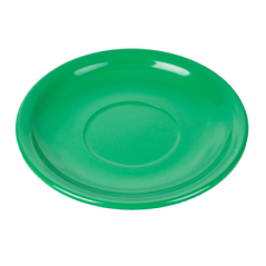 Image SOUCOUPES CAFÉ  Ø 13,8 CM VERT MÉLAMINE (12 UNITÉ) #3