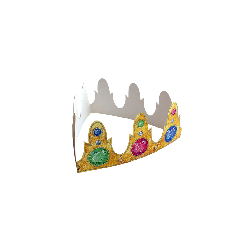 COURONNE DES ROIS MAGES  275 G/M2 8x59 CM QUADRICHROMIE CARTON (100 UNITÉ)