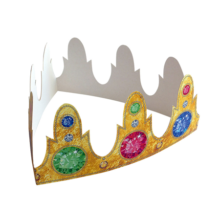 Image COURONNE DES ROIS MAGES  275 G/M2 8x59 CM QUADRICHROMIE CARTON (100 UNITÉ) #1