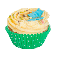 CAPSULES 'PETITS FOURS - POLKA' 50 G/M2 Ø 5x3,2 CM ASSORTI PARCH.INGRAISSABLE (1000 UNITÉ)