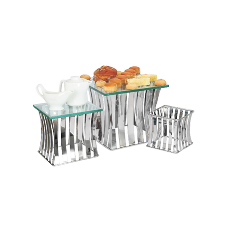 Image 3 U. STAND BUFFET  16/22/26 CM ARGENTE INOX (1 UNITÉ) #1
