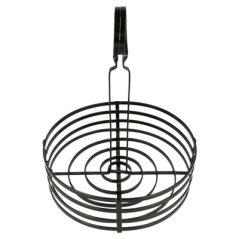 Image BASKET CONDIMENTS  Ø 20x20 CM NOIR FER (1 UNITÉ) #3