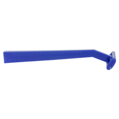 Image RASOIRS EN VRAC DOUBLE LAME  10 CM BLEU HDPE (100 UNITÉ) #3