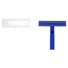 Image RASOIRS EN VRAC DOUBLE LAME  10 CM BLEU HDPE (100 UNITÉ) #4