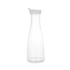 Image PICHET AVEC COUVERCLE 1 L Ø 6,5x27 CM TRANSPARENT POLYCARBONATE (1 UNITÉ) #1