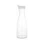Image PICHET AVEC COUVERCLE 1 L Ø 6,5x27 CM TRANSPARENT POLYCARBONATE (1 UNITÉ) #1