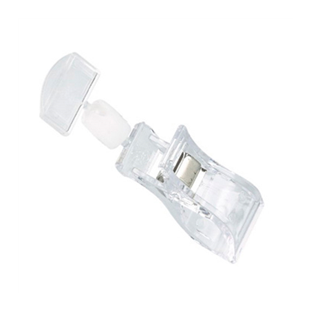 Image PINCES ARTICULÉES  2,5x2,7x9,4 CM TRANSPARENT PS (10 UNITÉ) #1