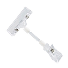 Image PINCES ARTICULÉES  8x2,6x16,1 CM TRANSPARENT PS (10 UNITÉ) #1