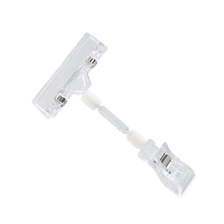 Image PINCES ARTICULÉES  8x2,6x16,1 CM TRANSPARENT PS (10 UNITÉ) #1