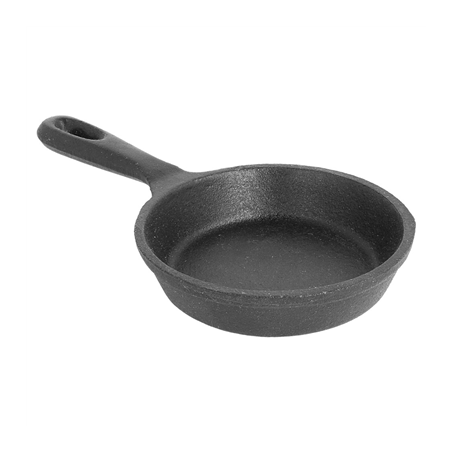 Image SAUTEUSE ÉMAILLÉE 100 ml Ø 10(17,3)x2,4 CM NOIR FER (12 UNITÉ) #1