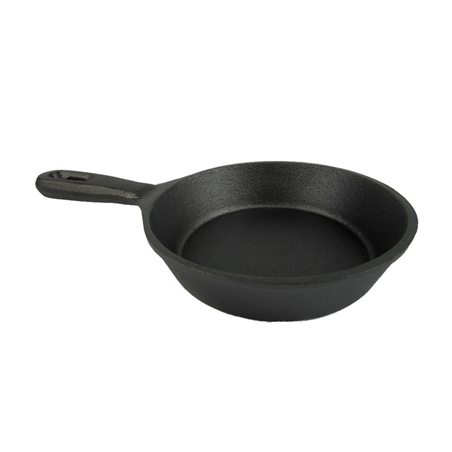 Image SAUTEUSES ÉMAILLÉES 200 ml Ø 12,7(21)x3,2 CM NOIR FER (12 UNITÉ) #1