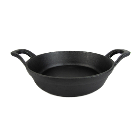 Image CASSEROLE RONDE 750 ml Ø 18(24,4)x4,3 CM NOIR FER (8 UNITÉ) #1