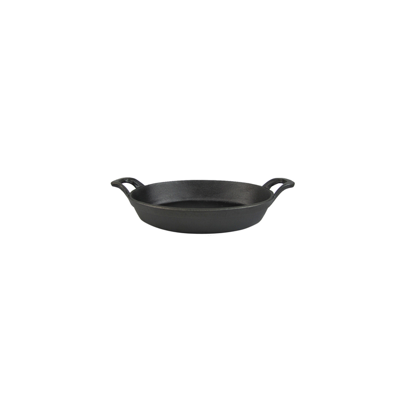 CASSEROLE OVALE 1000 ML 24(30)x17x4,6 CM NOIR FER (8 UNITÉ)