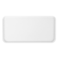 PLATEAUX PRODUITS D'ACCUEIL 23x11,5 CM BLANC PS (10 UNITÉ) Image PLATEAUX PRODUITS D'ACCUEIL 23x11,5 CM BLANC PS (10 UNITÉ) #3