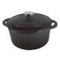 COCOTTE RONDE AVEC COUVERCLE 1500 ML Ø 18(22,7)x9 CM NOIR FER (6 UNITÉ) Image COCOTTE RONDE AVEC COUVERCLE 1500 ML Ø 18(22,7)x9 CM NOIR FER (6 UNITÉ) #1