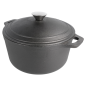 COCOTTE RONDE AVEC COUVERCLE 4800 ML Ø 25,5(33)x12,5 CM NOIR FER (2 UNITÉ) Image COCOTTE RONDE AVEC COUVERCLE 4800 ML Ø 25,5(33)x12,5 CM NOIR FER (2 UNITÉ) #1