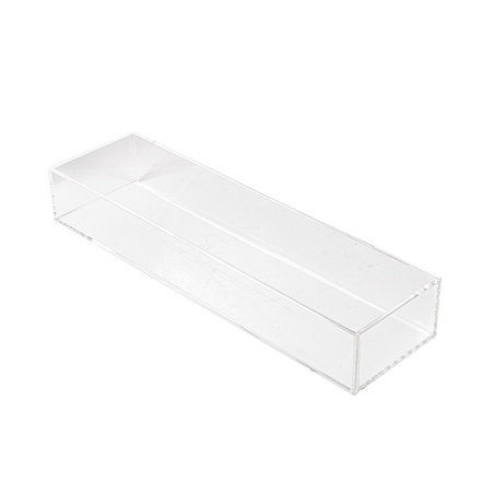 Image PLATEAU PRODUITS D'ACCUEIL  24x6,8x3,7 CM TRANSPARENT METACRYLATE (1 UNITÉ) #1